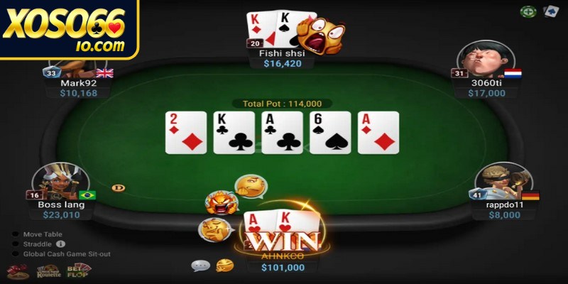 Luật chơi cơ bản của poker online cho người mới